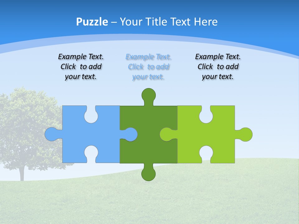 Long Peace Single PowerPoint Template