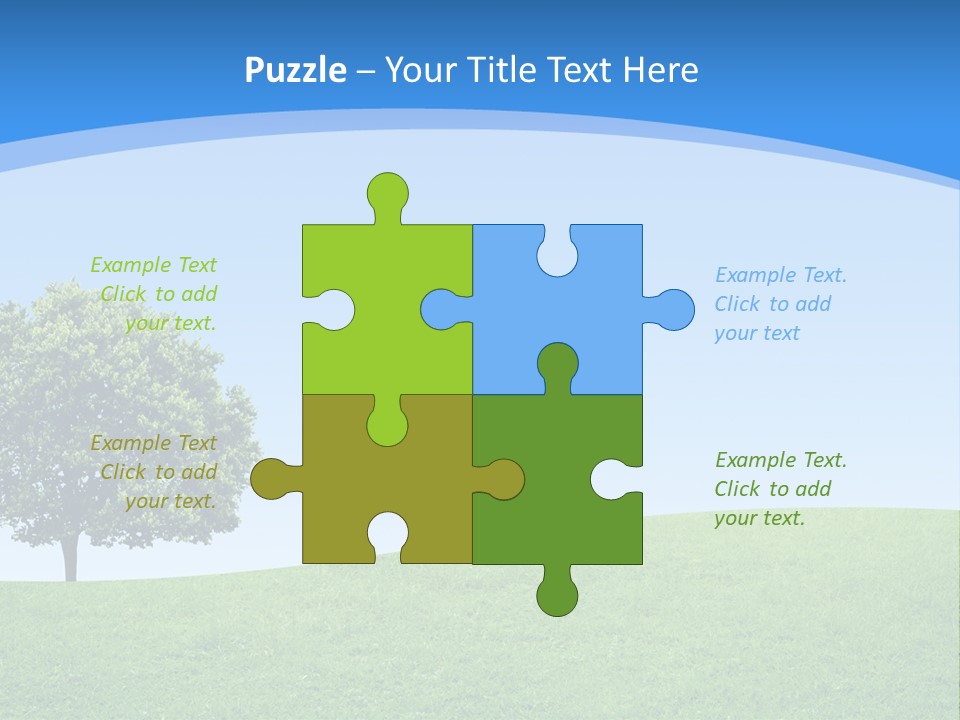 Long Peace Single PowerPoint Template
