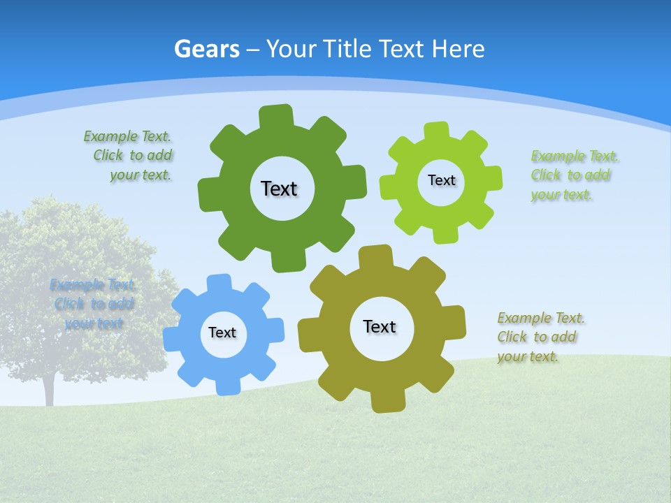 Long Peace Single PowerPoint Template