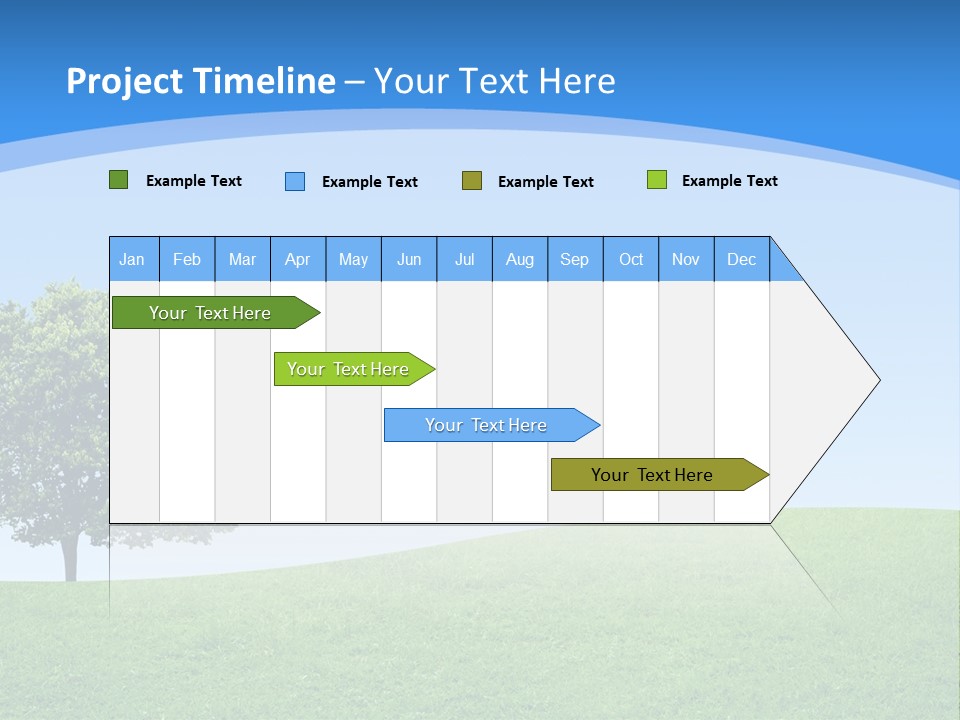 Long Peace Single PowerPoint Template
