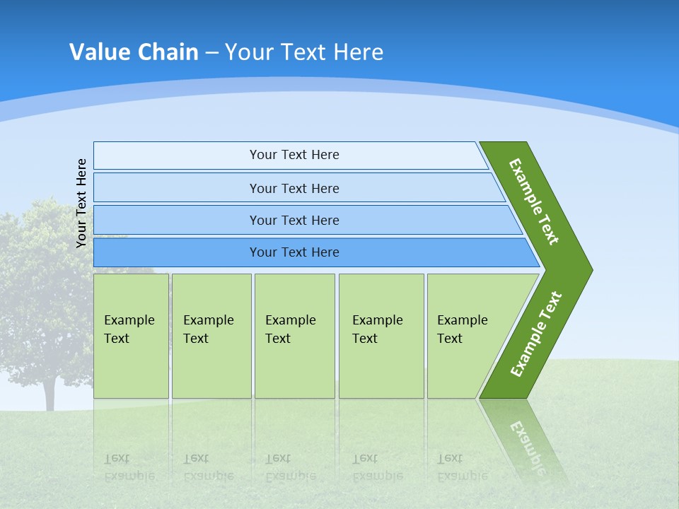 Long Peace Single PowerPoint Template