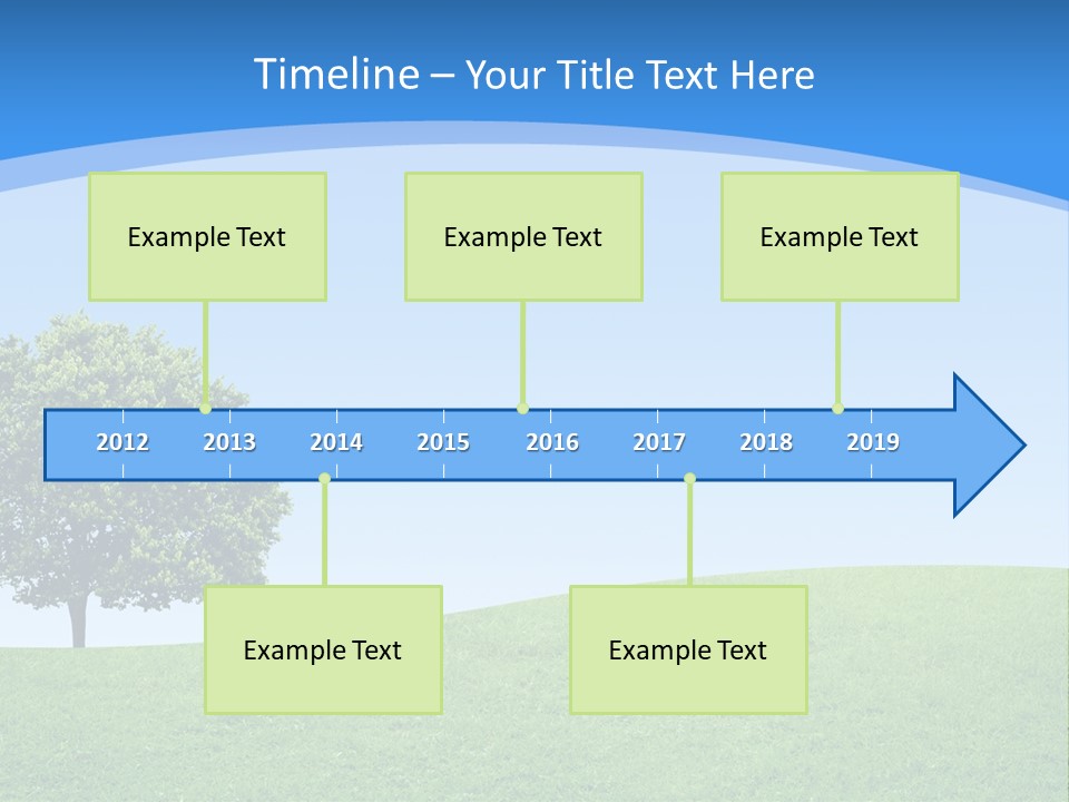 Long Peace Single PowerPoint Template