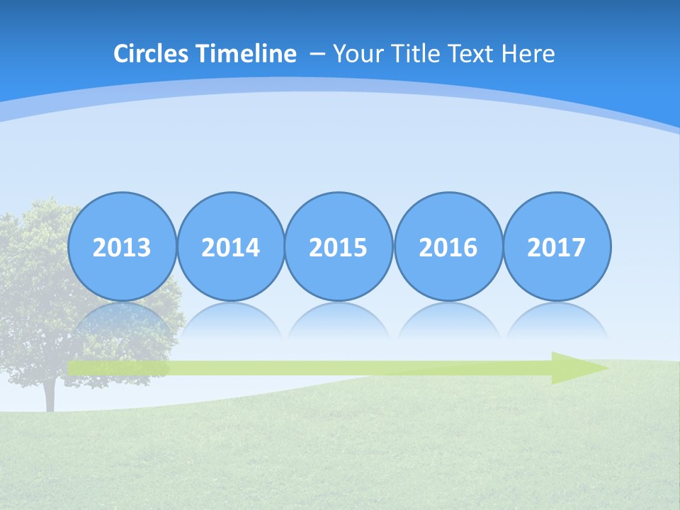 Long Peace Single PowerPoint Template