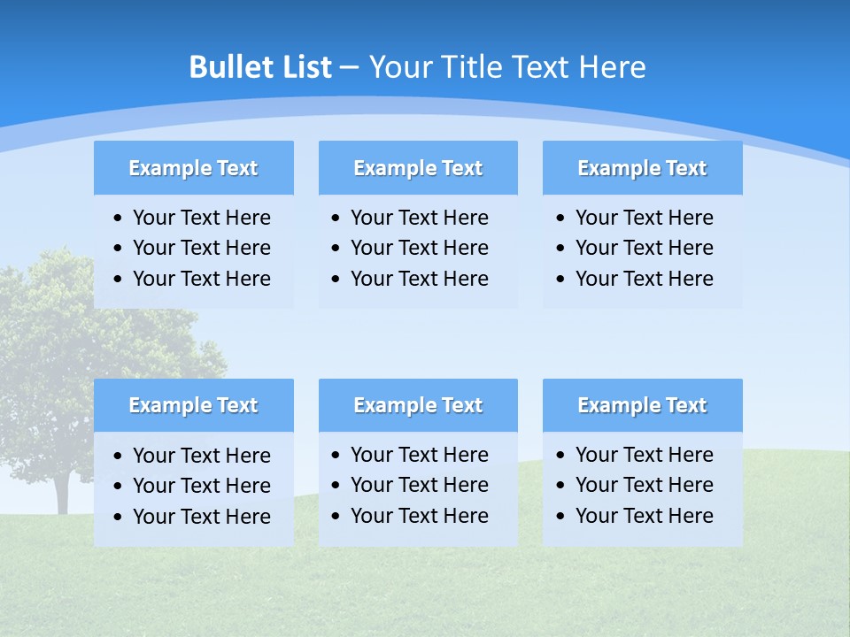 Long Peace Single PowerPoint Template