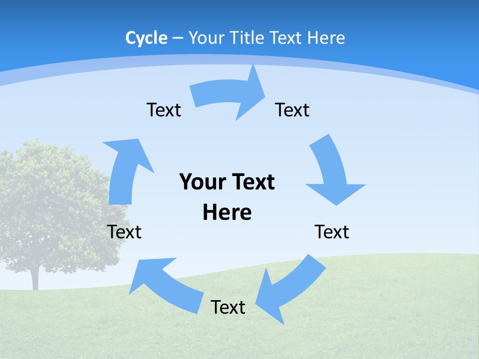 Long Peace Single PowerPoint Template