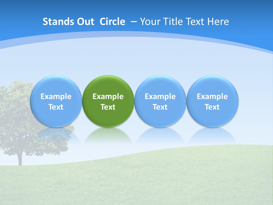 Long Peace Single PowerPoint Template