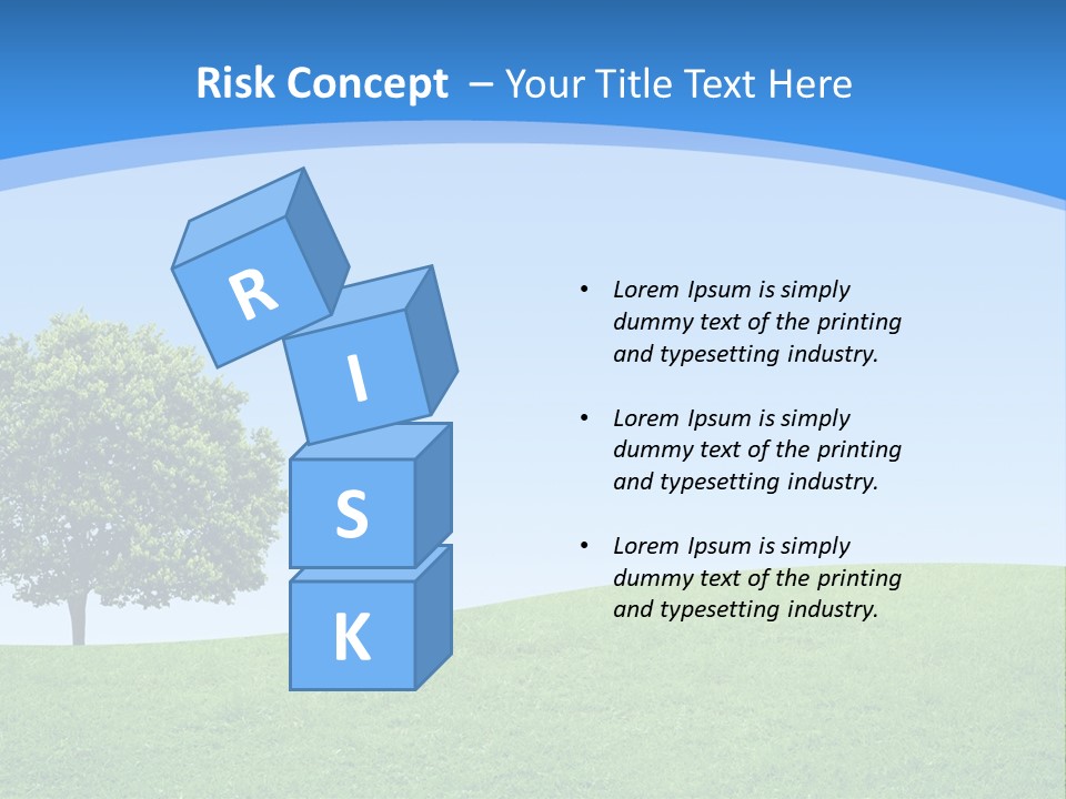 Long Peace Single PowerPoint Template