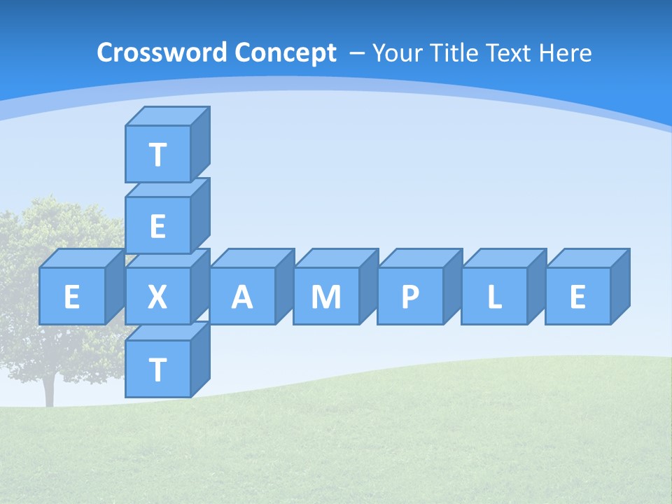Long Peace Single PowerPoint Template
