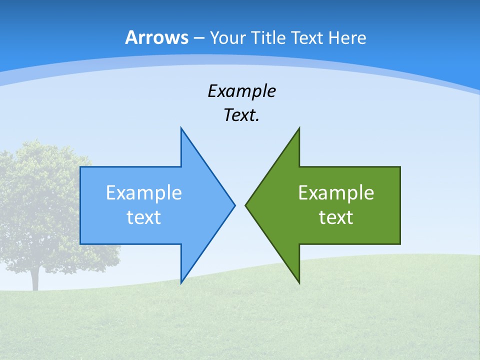 Long Peace Single PowerPoint Template