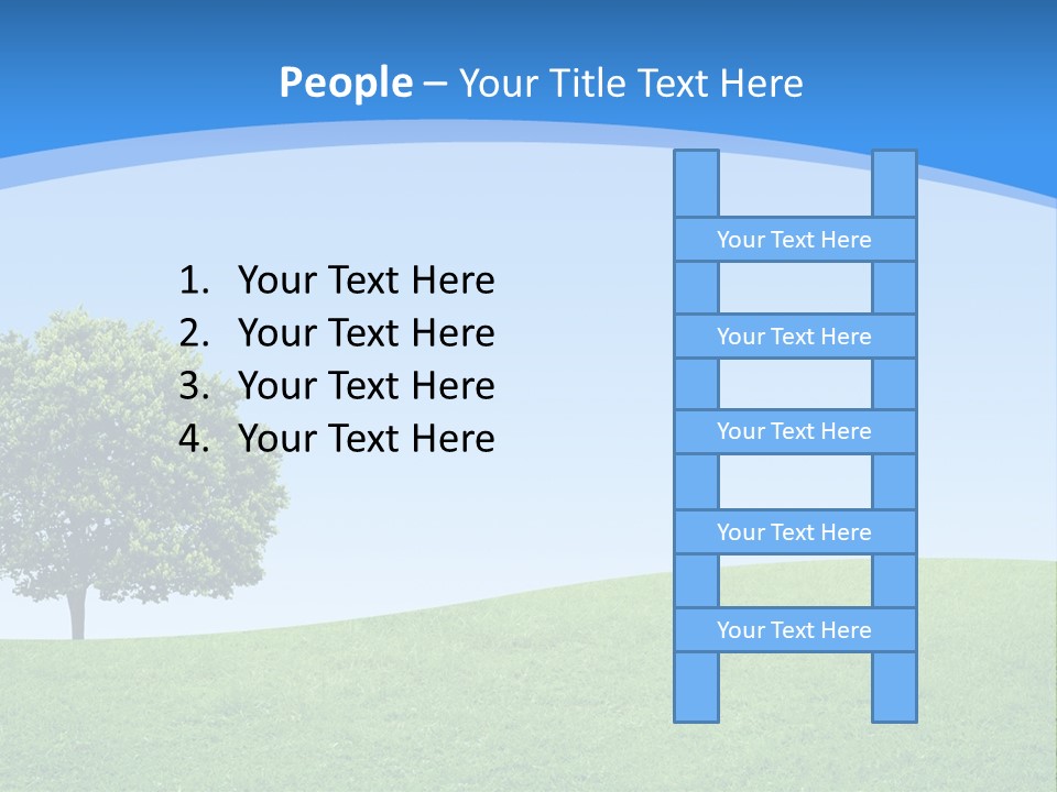 Long Peace Single PowerPoint Template