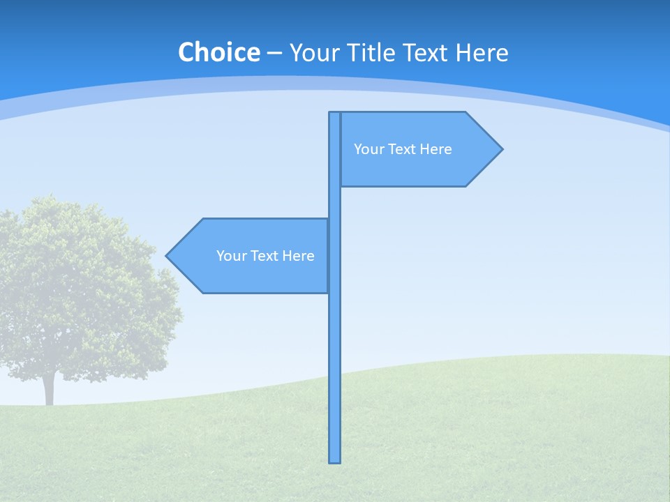 Long Peace Single PowerPoint Template