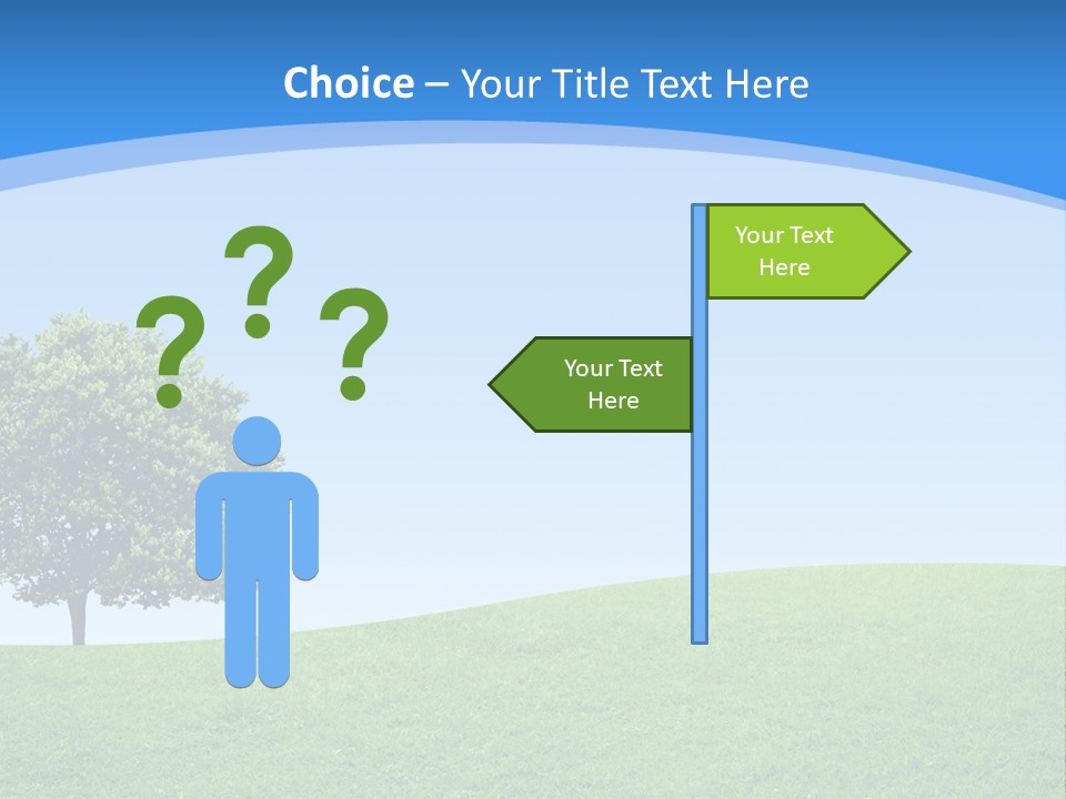 Long Peace Single PowerPoint Template