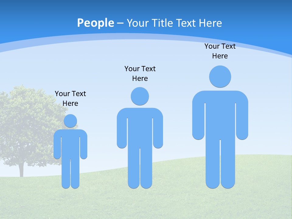 Long Peace Single PowerPoint Template