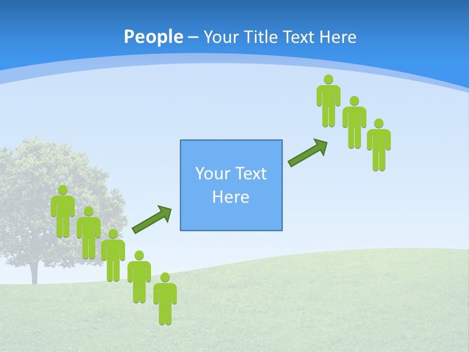 Long Peace Single PowerPoint Template