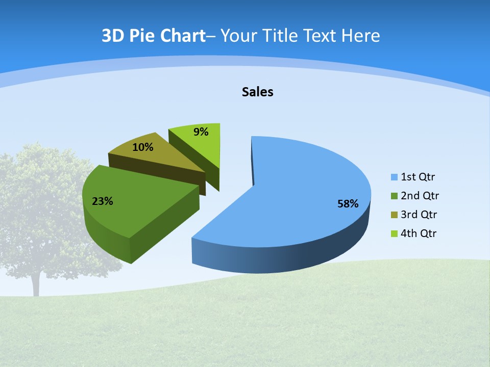 Long Peace Single PowerPoint Template