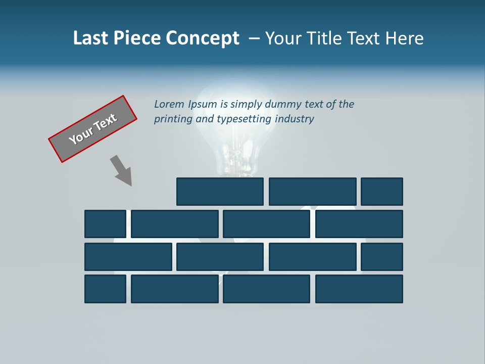 Lamp Concepts Nobody PowerPoint Template