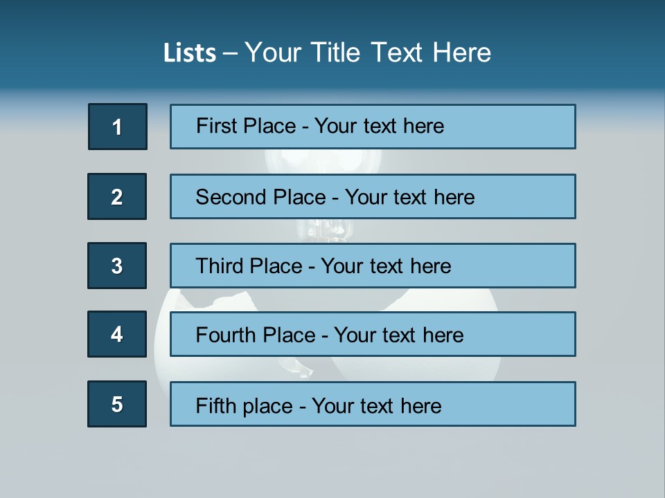 Lamp Concepts Nobody PowerPoint Template