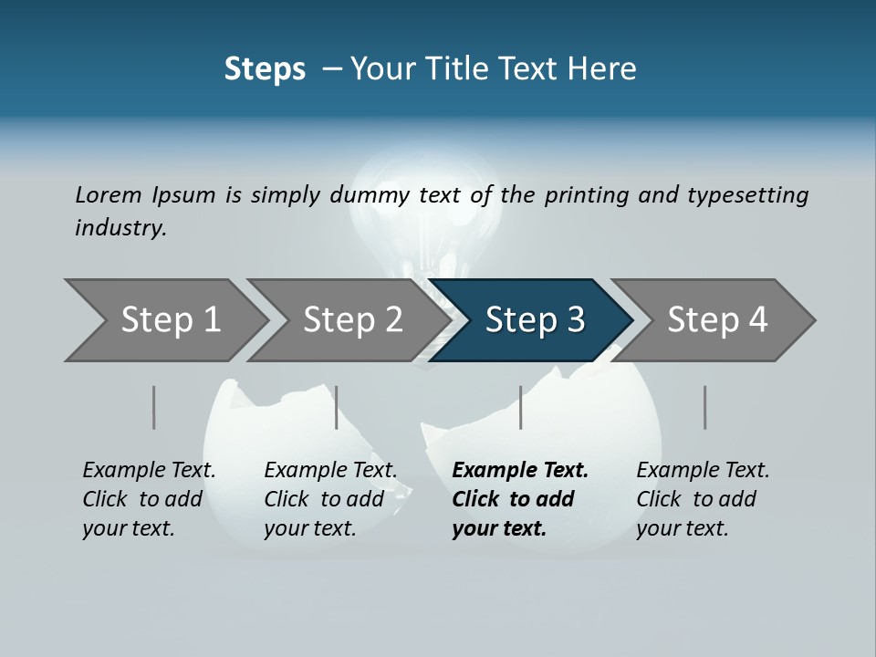 Lamp Concepts Nobody PowerPoint Template