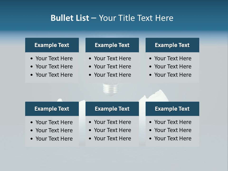 Lamp Concepts Nobody PowerPoint Template