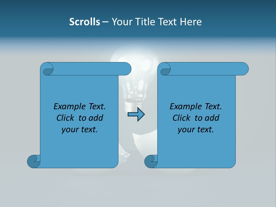 Lamp Concepts Nobody PowerPoint Template