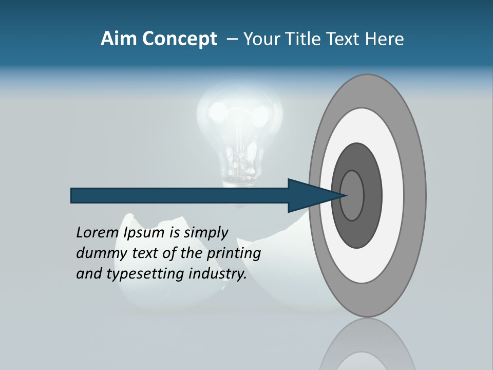 Lamp Concepts Nobody PowerPoint Template