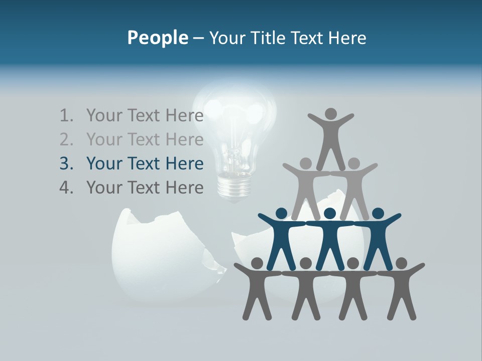 Lamp Concepts Nobody PowerPoint Template