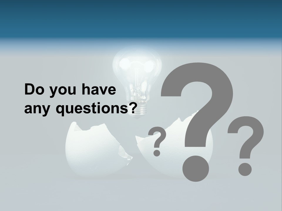 Lamp Concepts Nobody PowerPoint Template