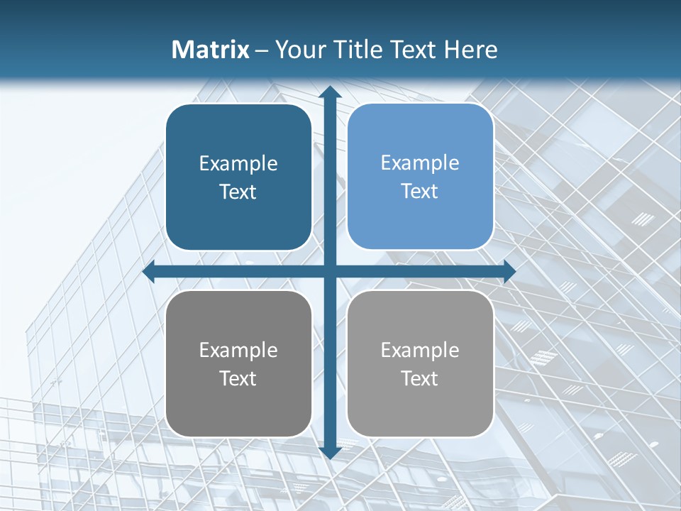 Direction Center Block PowerPoint Template
