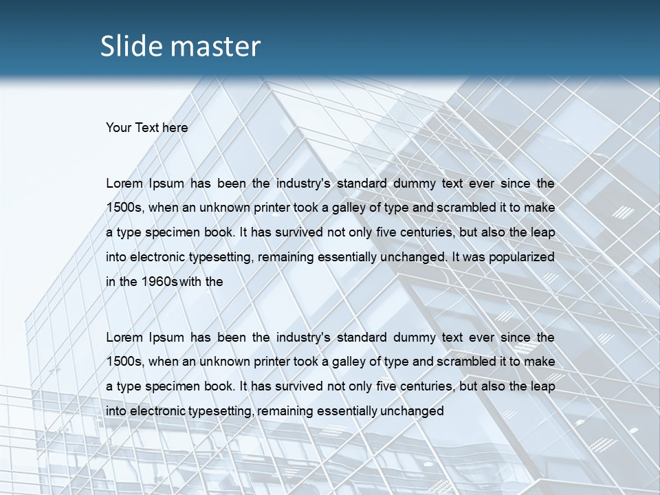 Direction Center Block PowerPoint Template