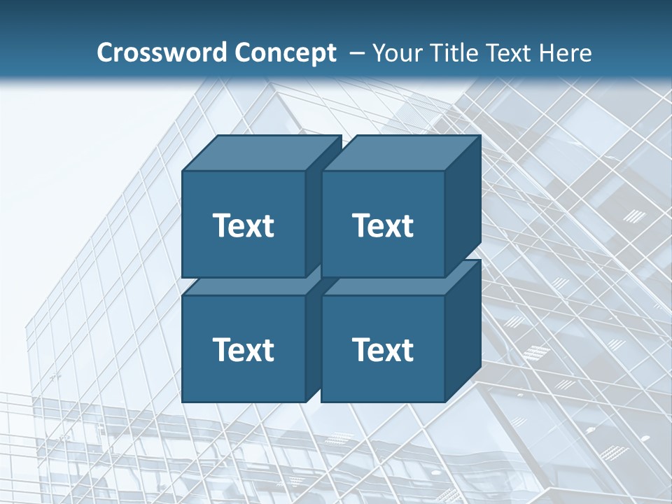 Direction Center Block PowerPoint Template