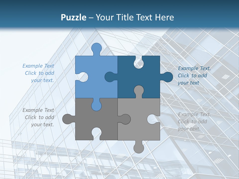 Direction Center Block PowerPoint Template