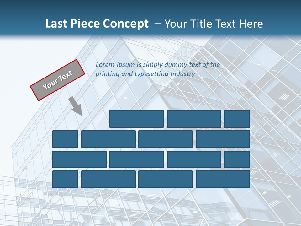 Direction Center Block PowerPoint Template