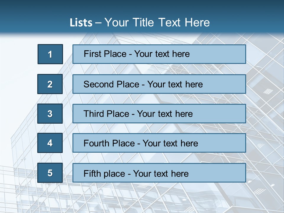Direction Center Block PowerPoint Template