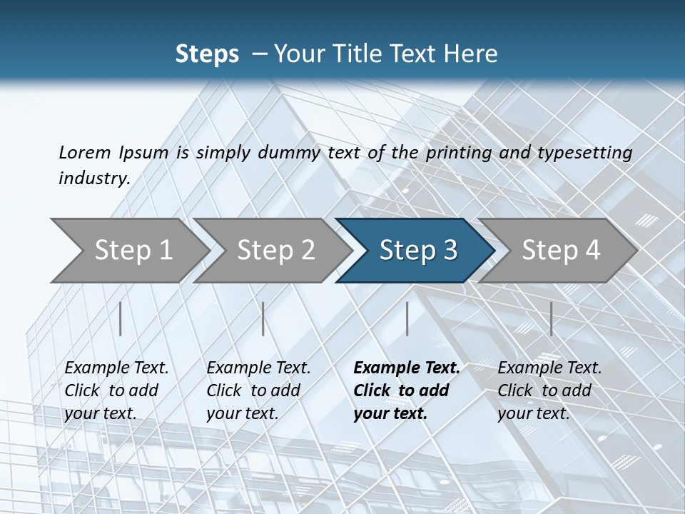 Direction Center Block PowerPoint Template