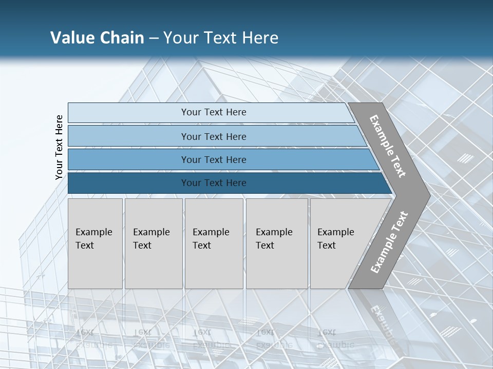 Direction Center Block PowerPoint Template