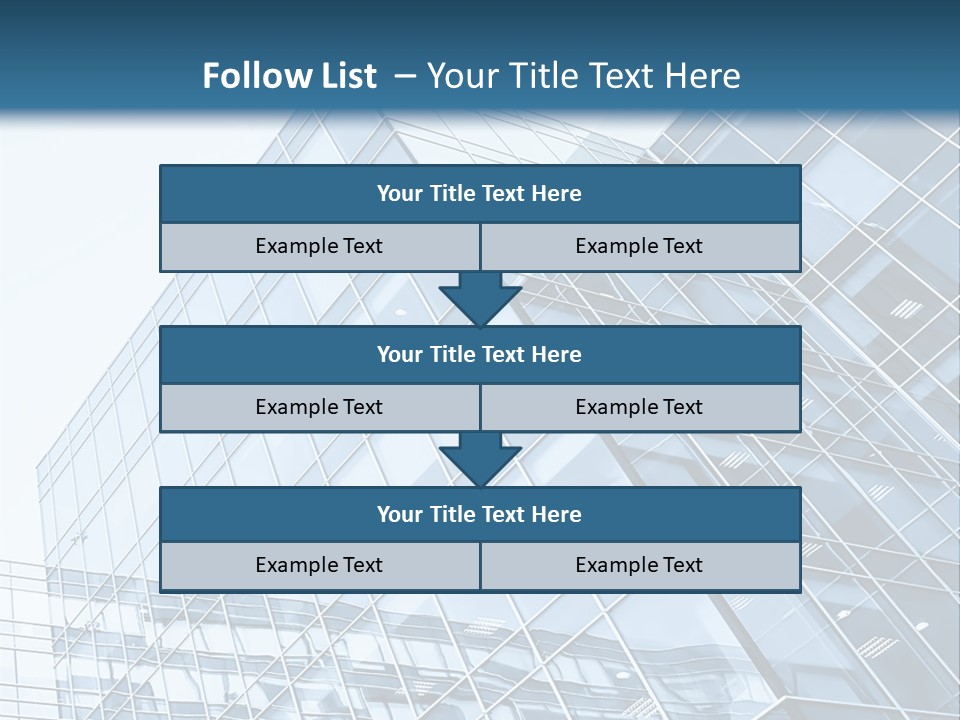 Direction Center Block PowerPoint Template