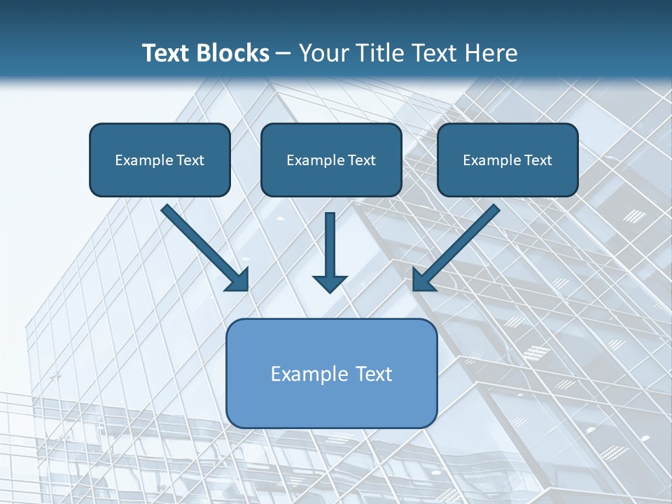 Direction Center Block PowerPoint Template