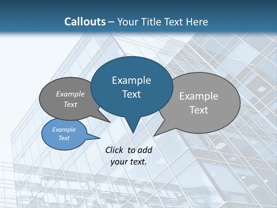 Direction Center Block PowerPoint Template