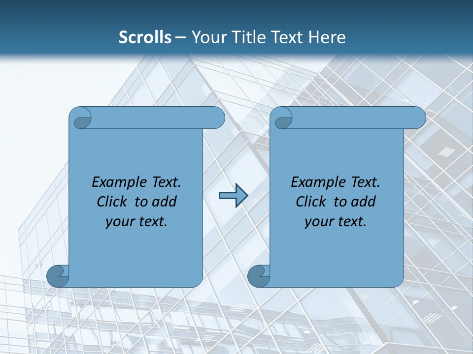 Direction Center Block PowerPoint Template