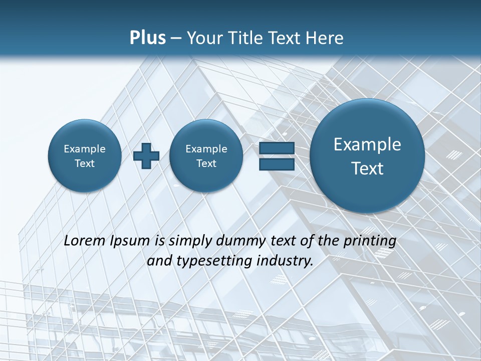 Direction Center Block PowerPoint Template