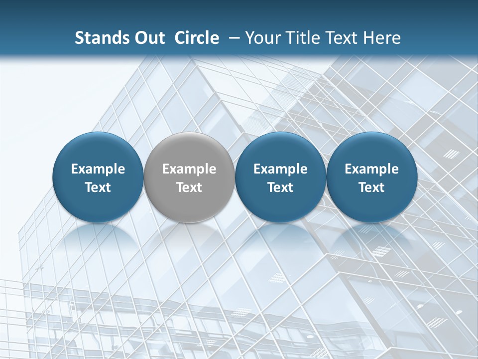 Direction Center Block PowerPoint Template