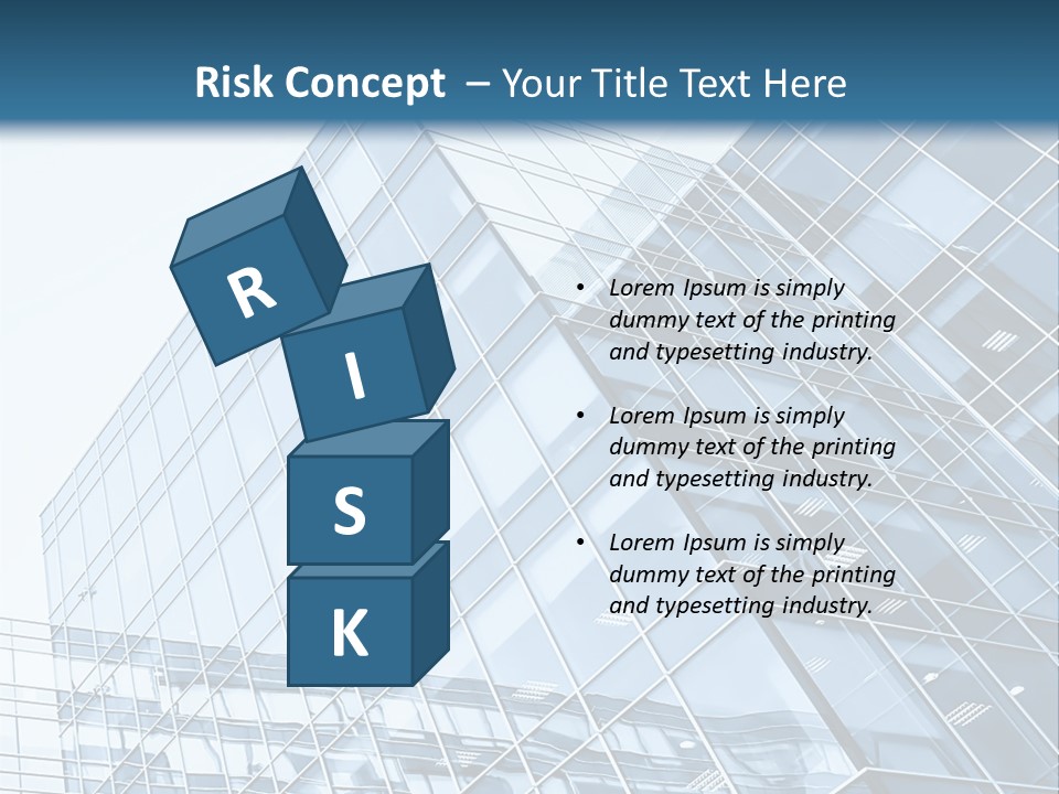 Direction Center Block PowerPoint Template