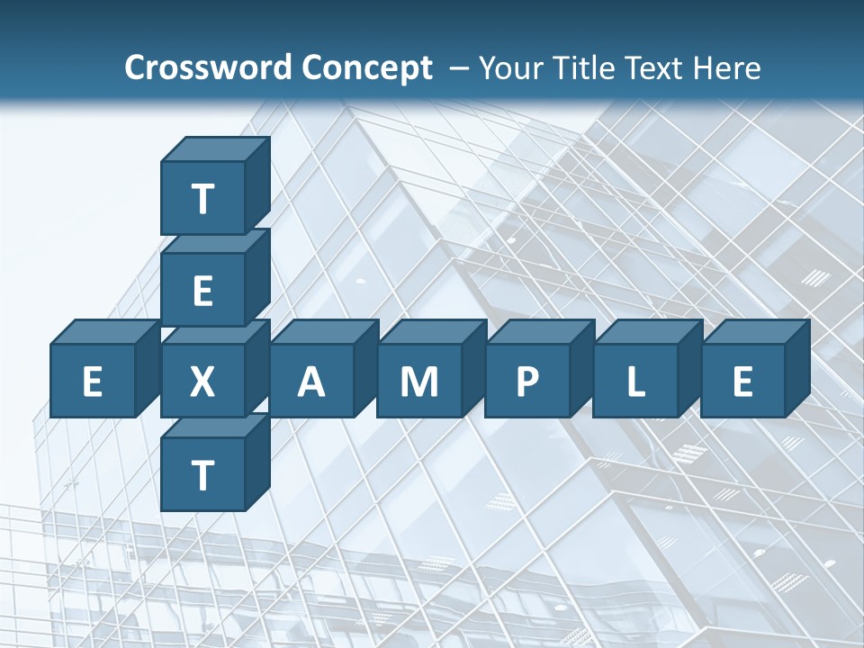 Direction Center Block PowerPoint Template
