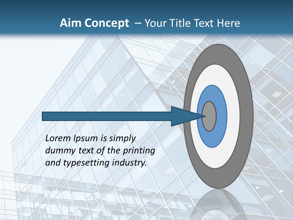 Direction Center Block PowerPoint Template