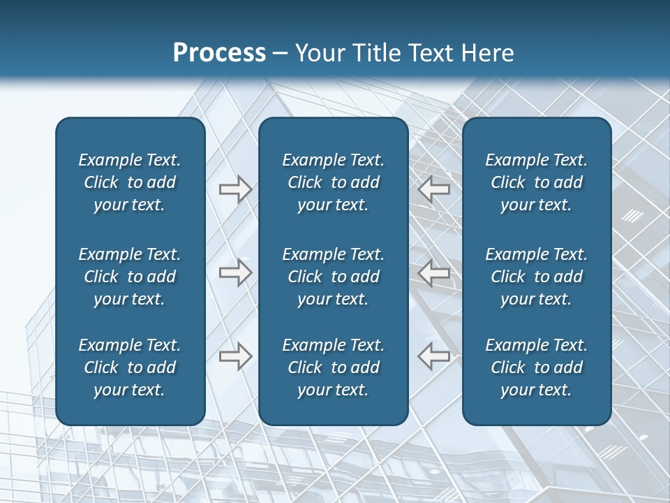 Direction Center Block PowerPoint Template