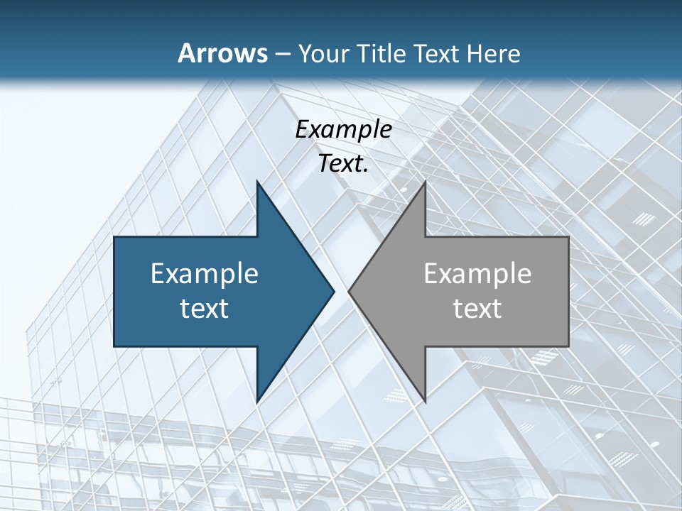 Direction Center Block PowerPoint Template