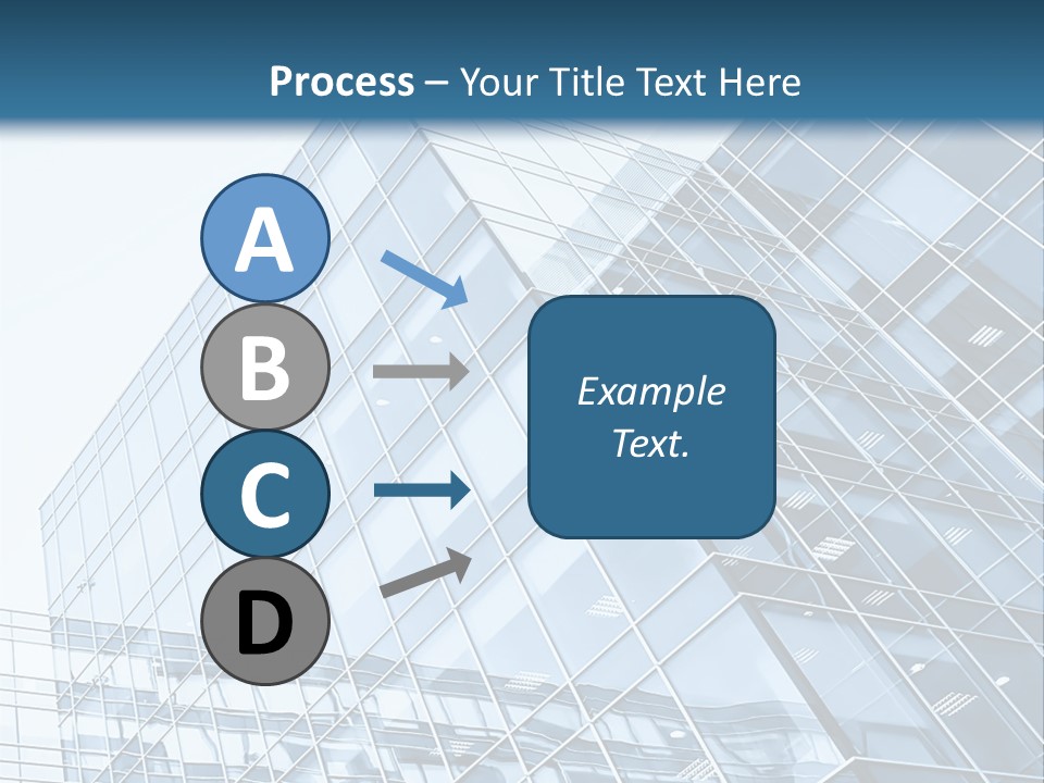 Direction Center Block PowerPoint Template
