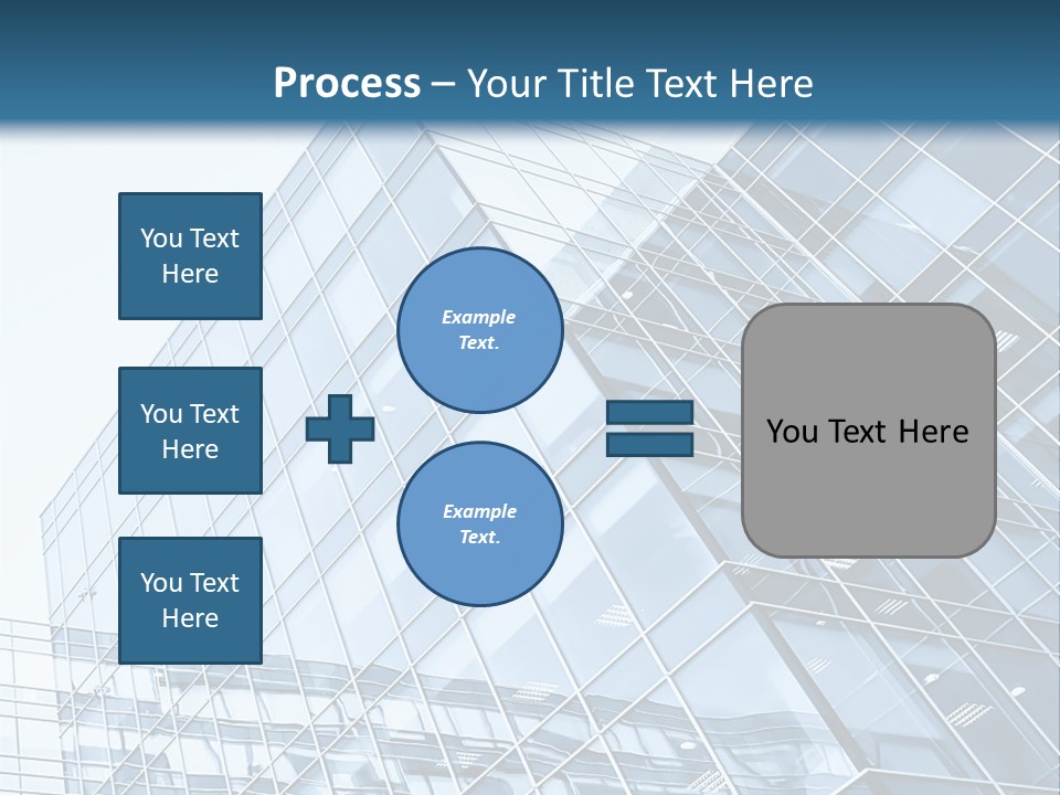 Direction Center Block PowerPoint Template