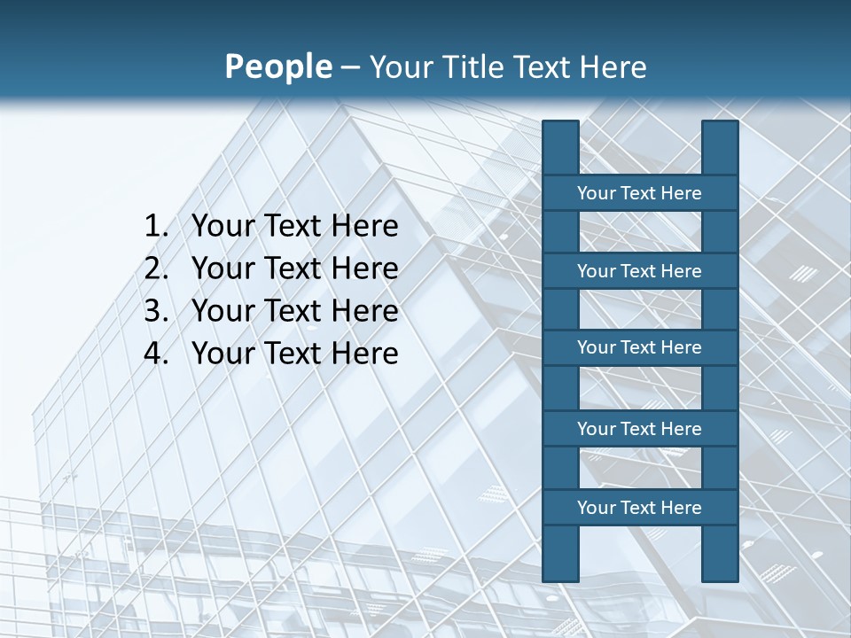Direction Center Block PowerPoint Template