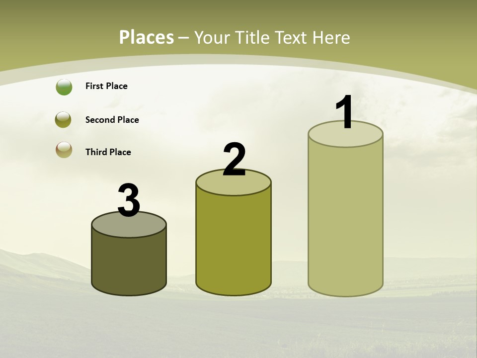 Sunny Scene Horizontal PowerPoint Template